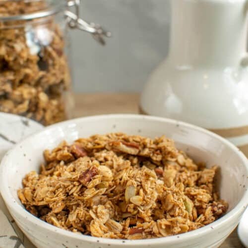 Granola in a bowl