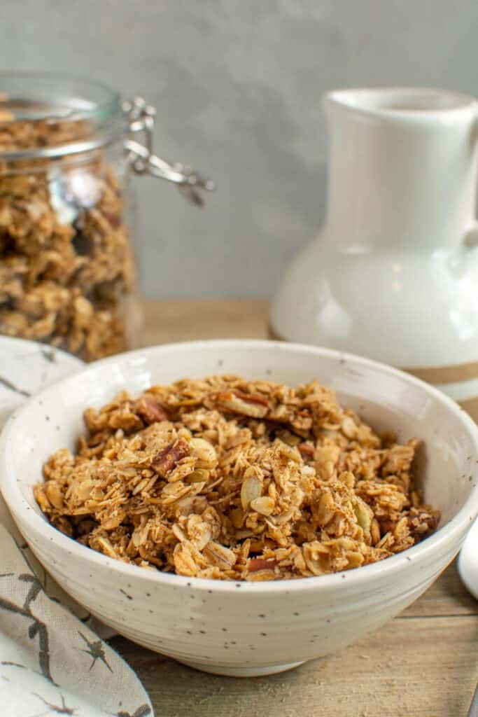 Granola in a bowl